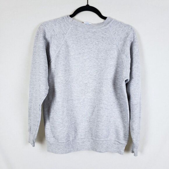 Vintage Alaska Sweatershirt Hanes Mens M Gray Inside Passage Map Tourist Raglan - Picture 8 of 12